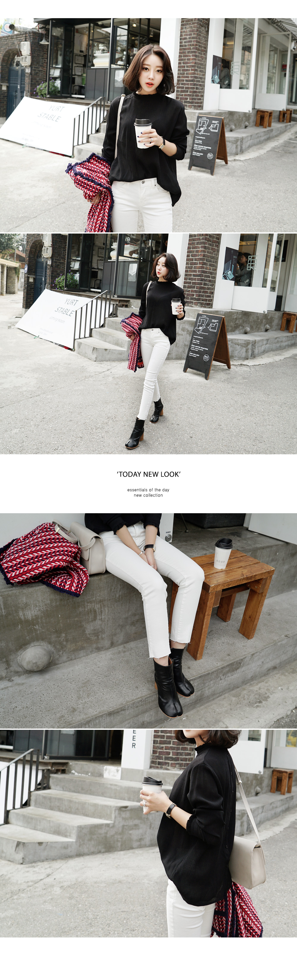 ヘリンボーンパターンフリンジジャケット・全2色 | DHOLIC | 詳細画像3