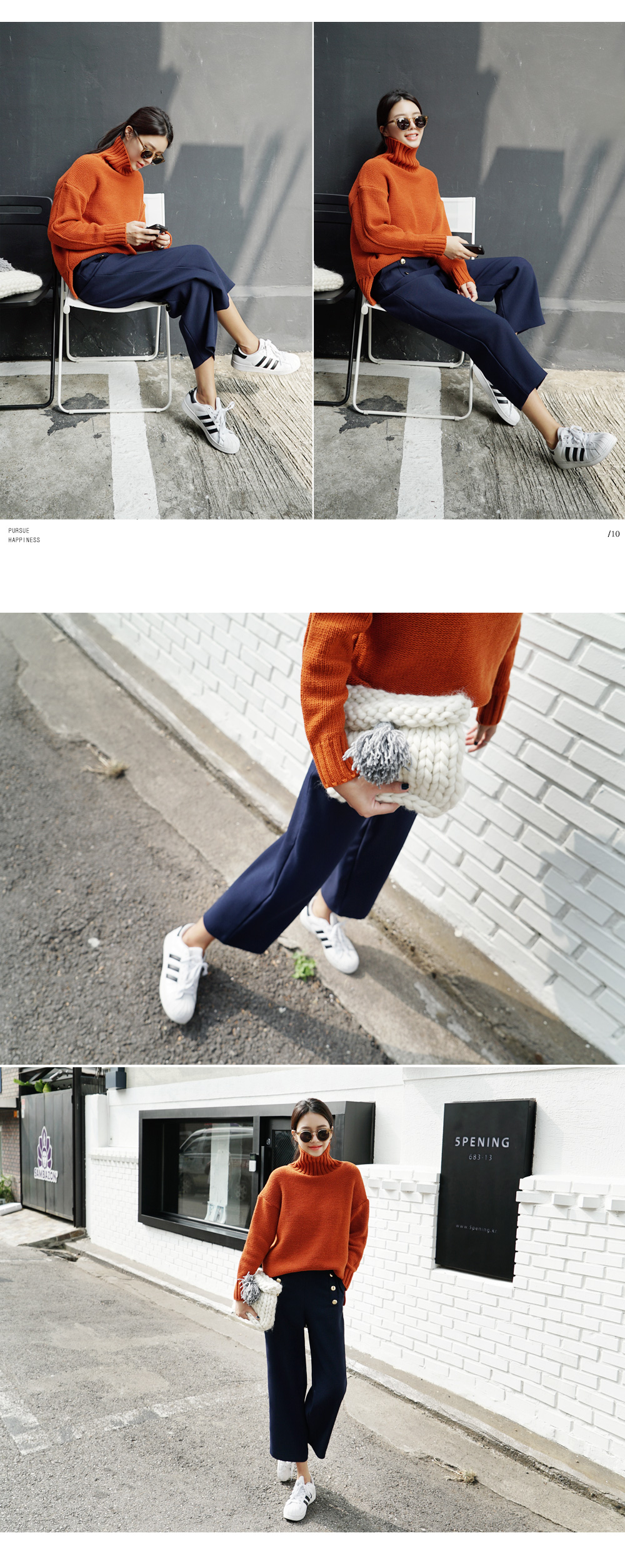 ルーズフィットタートルネックニット・全4色 | DHOLIC | 詳細画像4