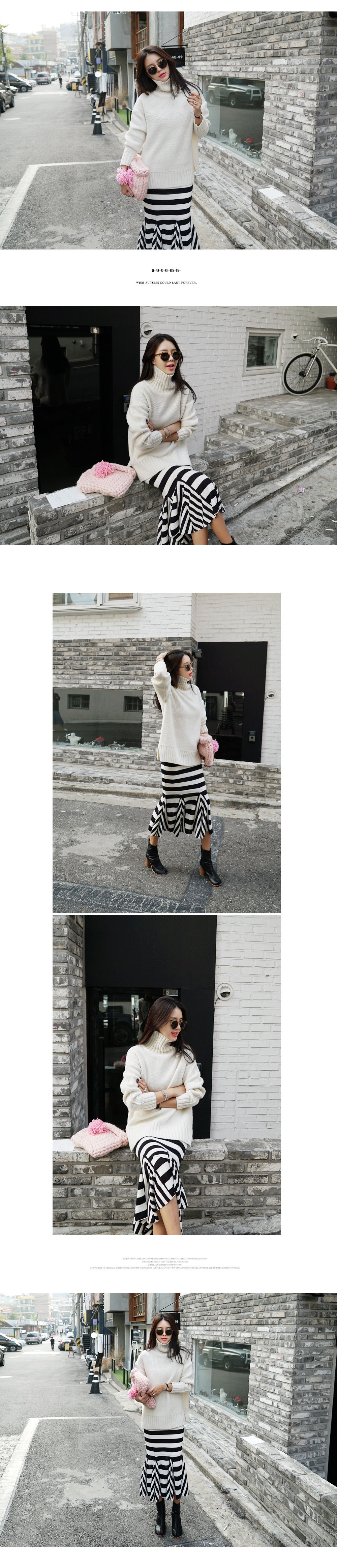 ルーズフィットタートルネックニット・全4色 | DHOLIC | 詳細画像9