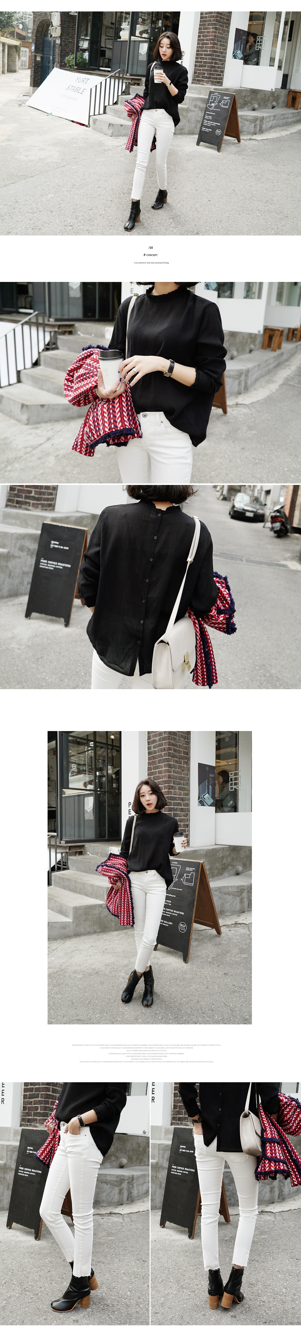 切りっぱなし起毛スキニーパンツ・全4色 | DHOLIC | 詳細画像3