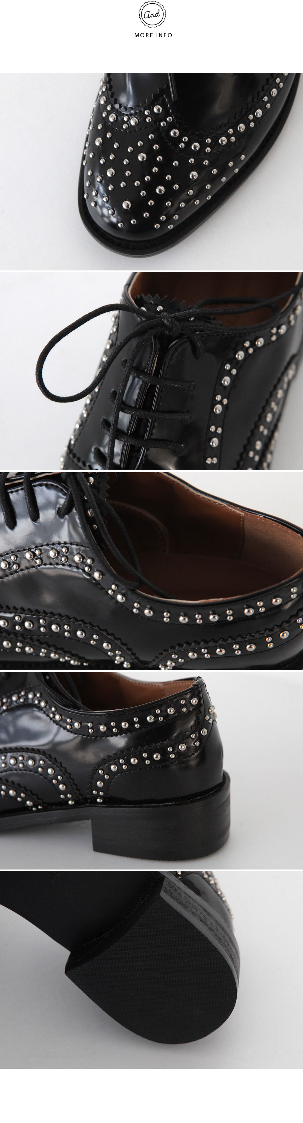 スタッズポイントオックスフォードシューズ・全1色 | DHOLIC | 詳細画像10