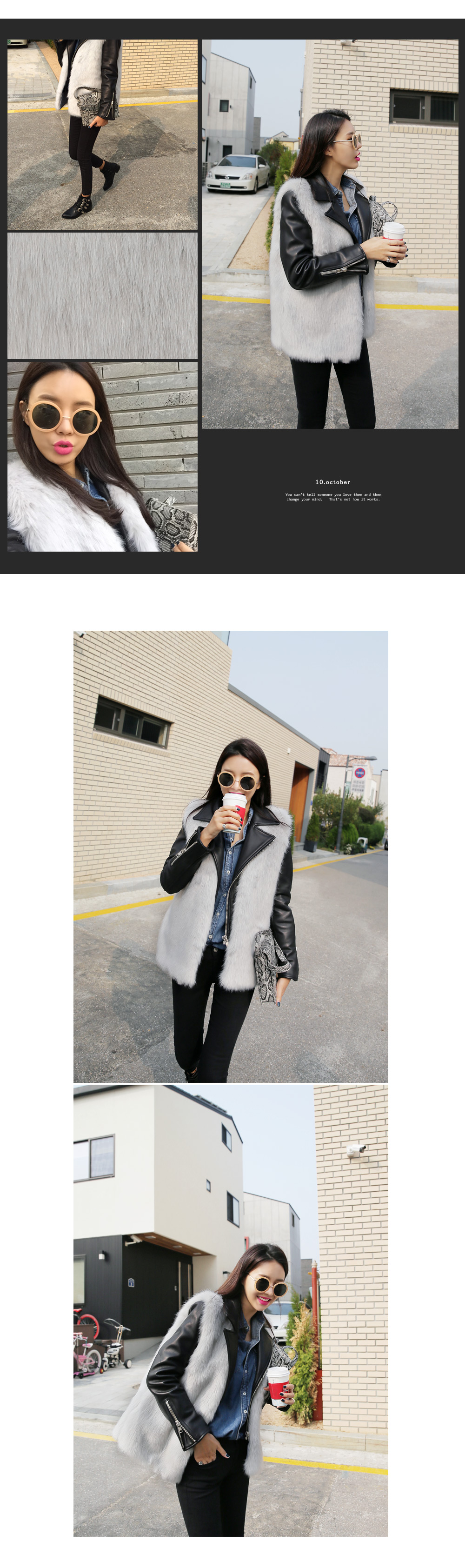 レザーライダースジャケット・全3色 | DHOLIC | 詳細画像12