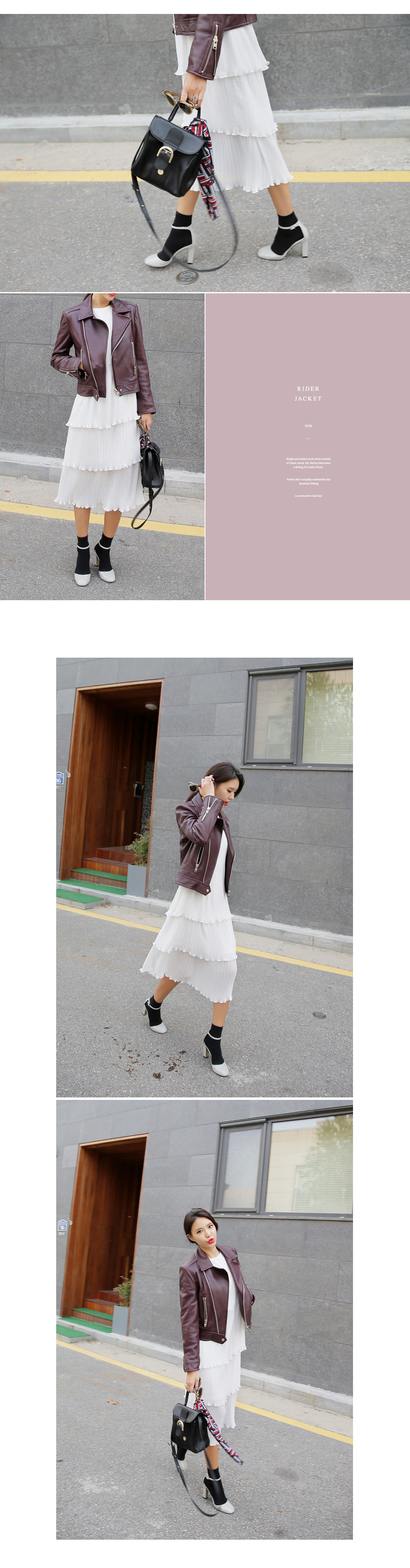 レザーライダースジャケット・全3色 | DHOLIC | 詳細画像17