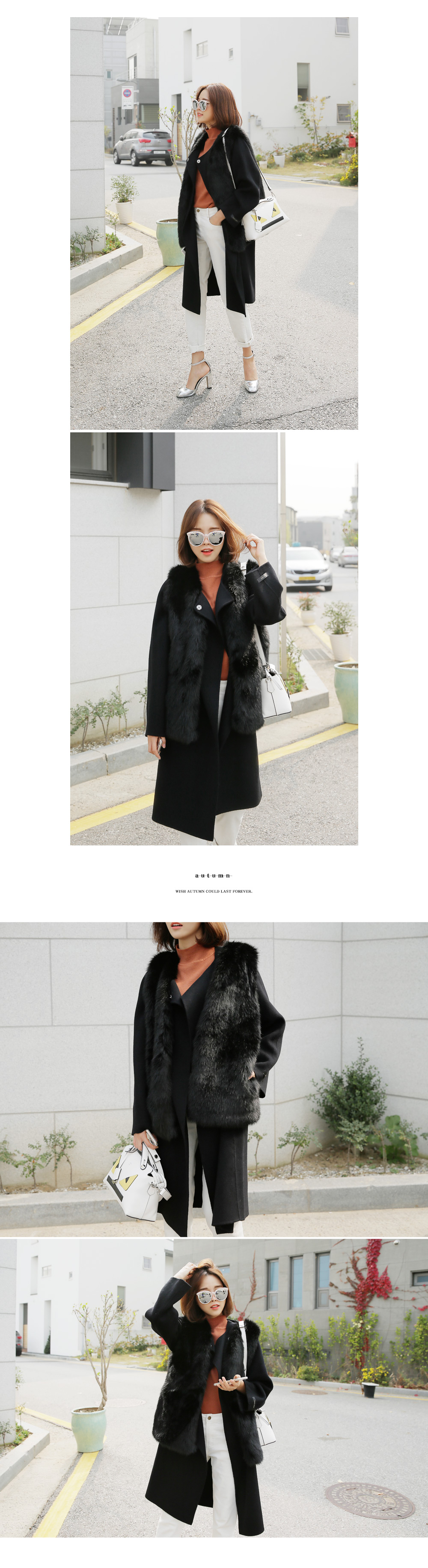 <font color=red><b>**雑誌JELLY4月号/Seventeen2月号掲載**</b></font>ボリュームフェイクファーベスト・全3色 | DHOLIC | 詳細画像15