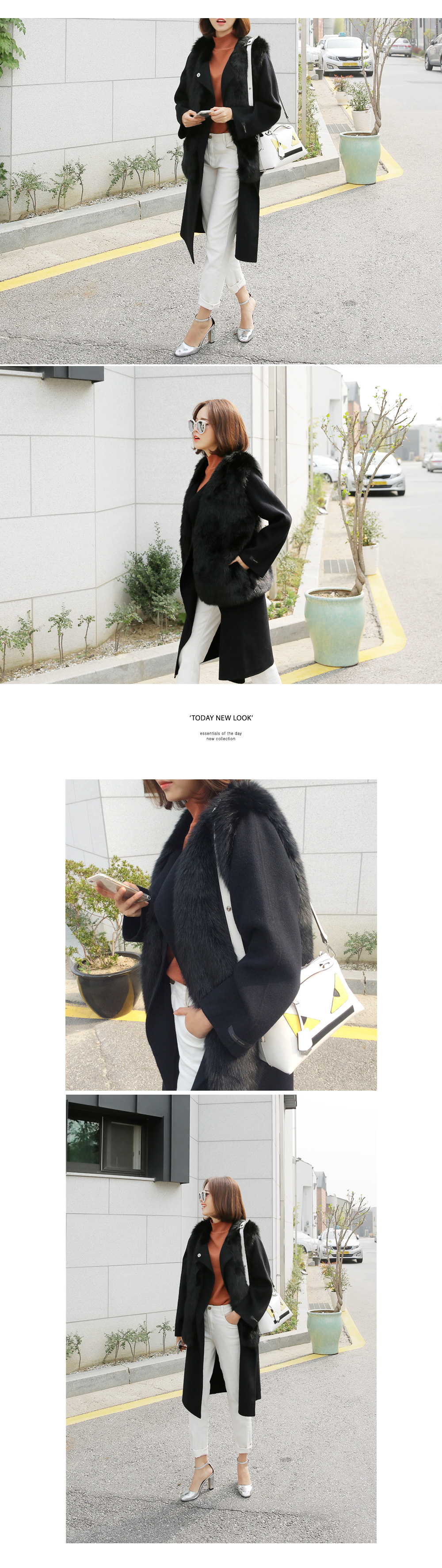 <font color=red><b>**雑誌JELLY4月号/Seventeen2月号掲載**</b></font>ボリュームフェイクファーベスト・全3色 | DHOLIC | 詳細画像16