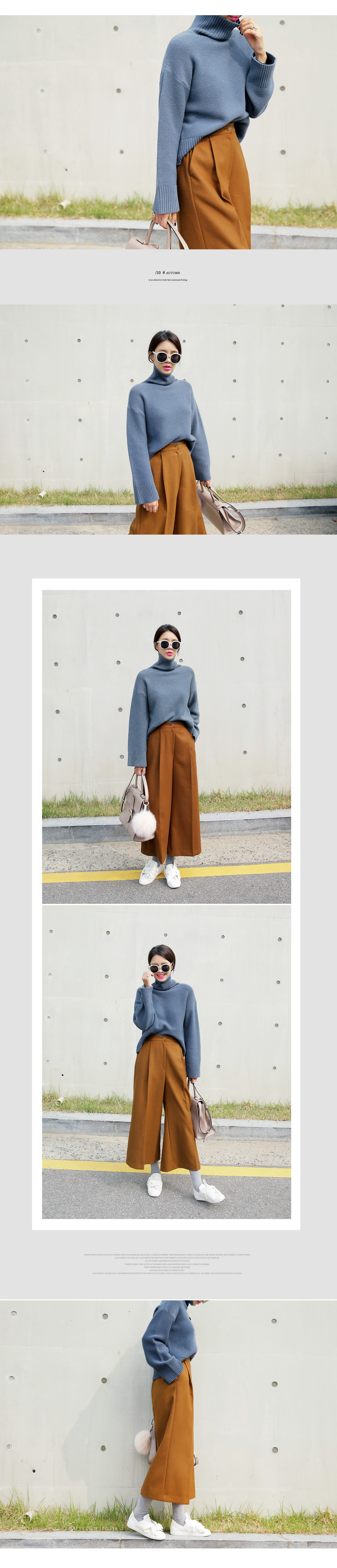 ワイドスリーブタートルネックニット・全5色 | DHOLIC | 詳細画像2