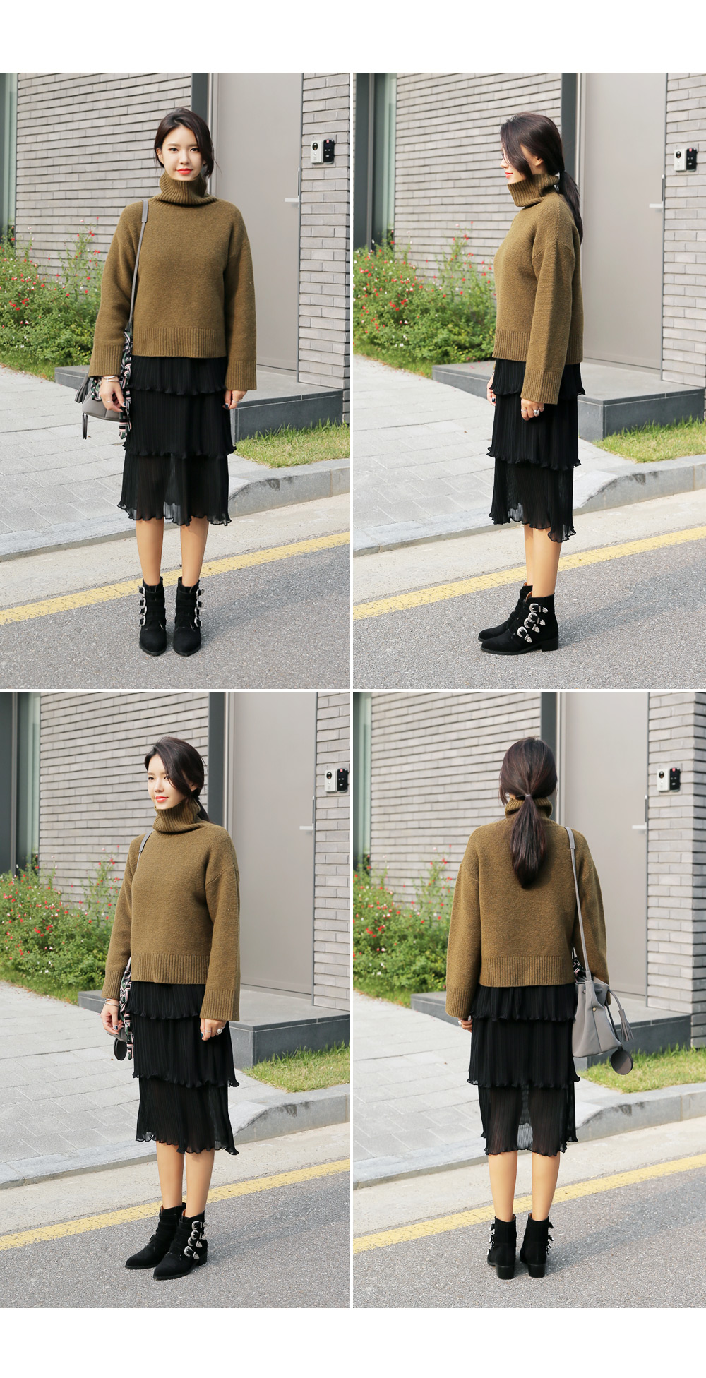 ワイドスリーブタートルネックニット・全5色 | DHOLIC | 詳細画像17