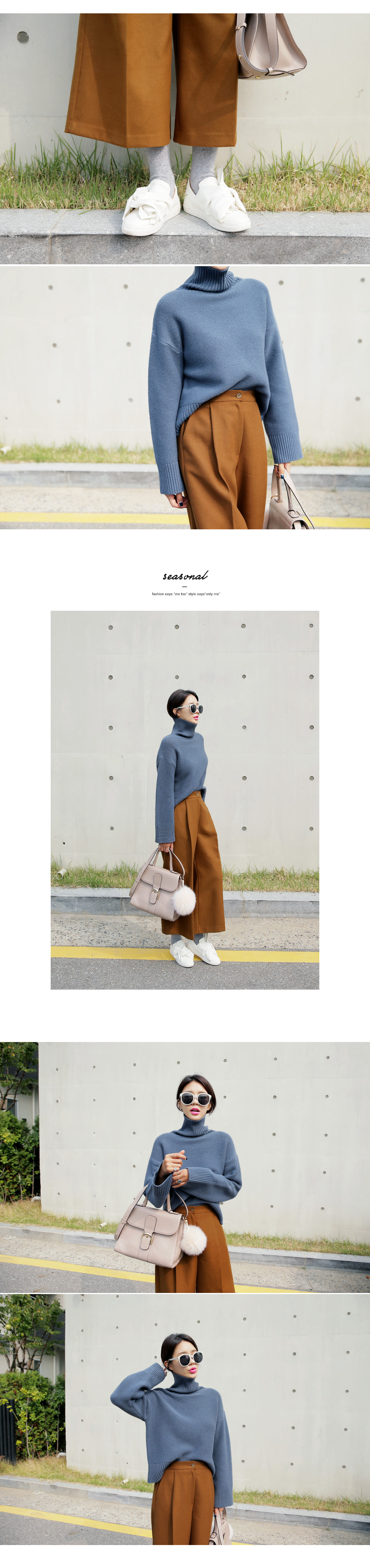 ワイドスリーブタートルネックニット・全5色 | DHOLIC | 詳細画像3