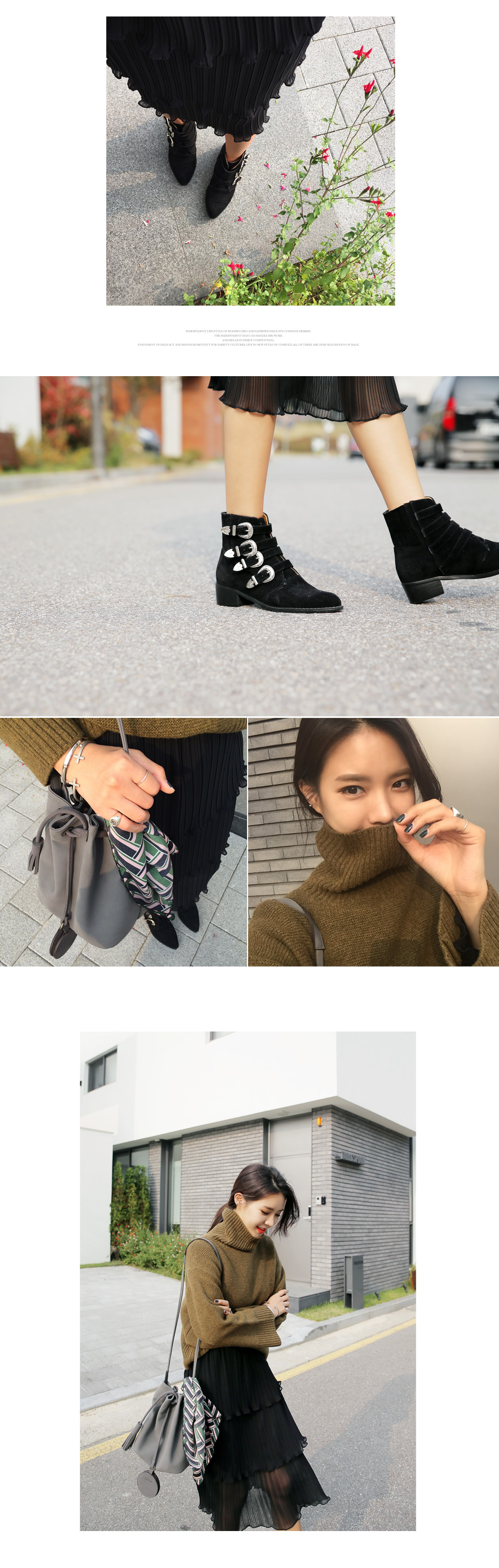 ワイドスリーブタートルネックニット・全5色 | DHOLIC | 詳細画像9