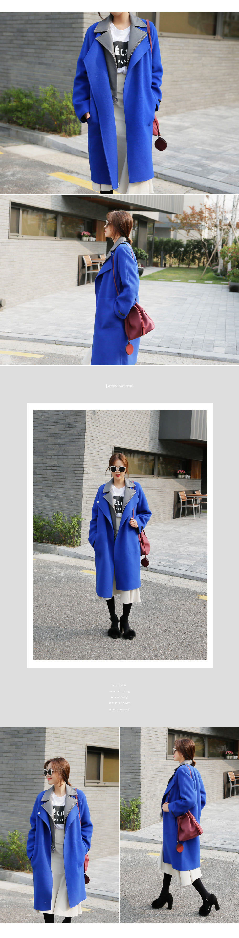 ハイネックベストセットハンドメイドコート・全3色 | DHOLIC | 詳細画像14