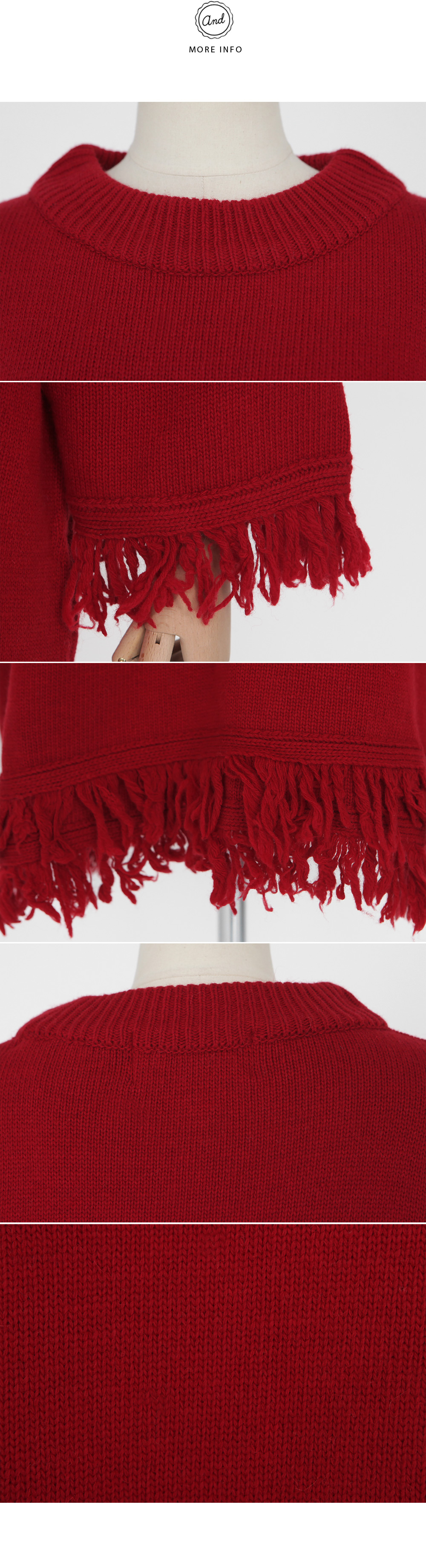 ルーズフィットフリンジミニワンピース・全3色 | DHOLIC | 詳細画像13