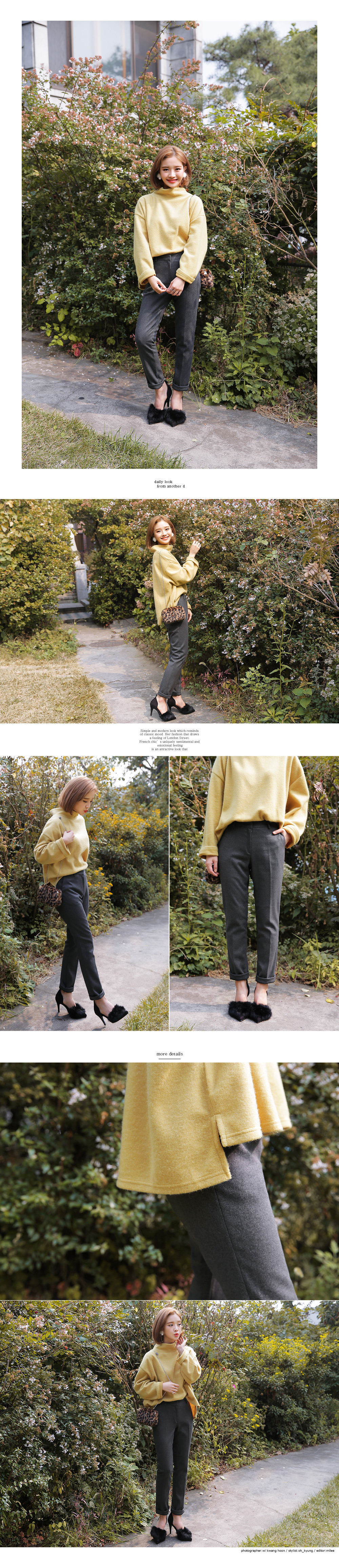 フェイクパール&ファーピアス・全4色 | DHOLIC | 詳細画像3