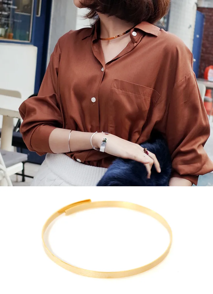 メタリックチョーカー・全2色 | DHOLIC | 詳細画像1