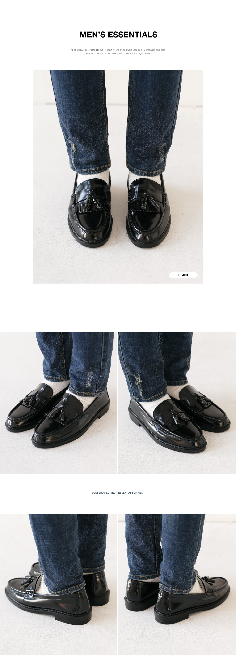 フェイクレザータッセルローファー・全2色 | 詳細画像2