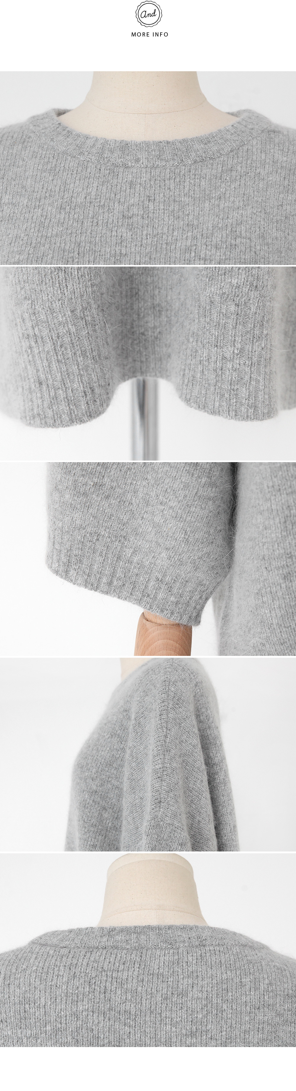 ワイドスリーブアンゴラ混ニットプルオーバー・全3色 | DHOLIC | 詳細画像12