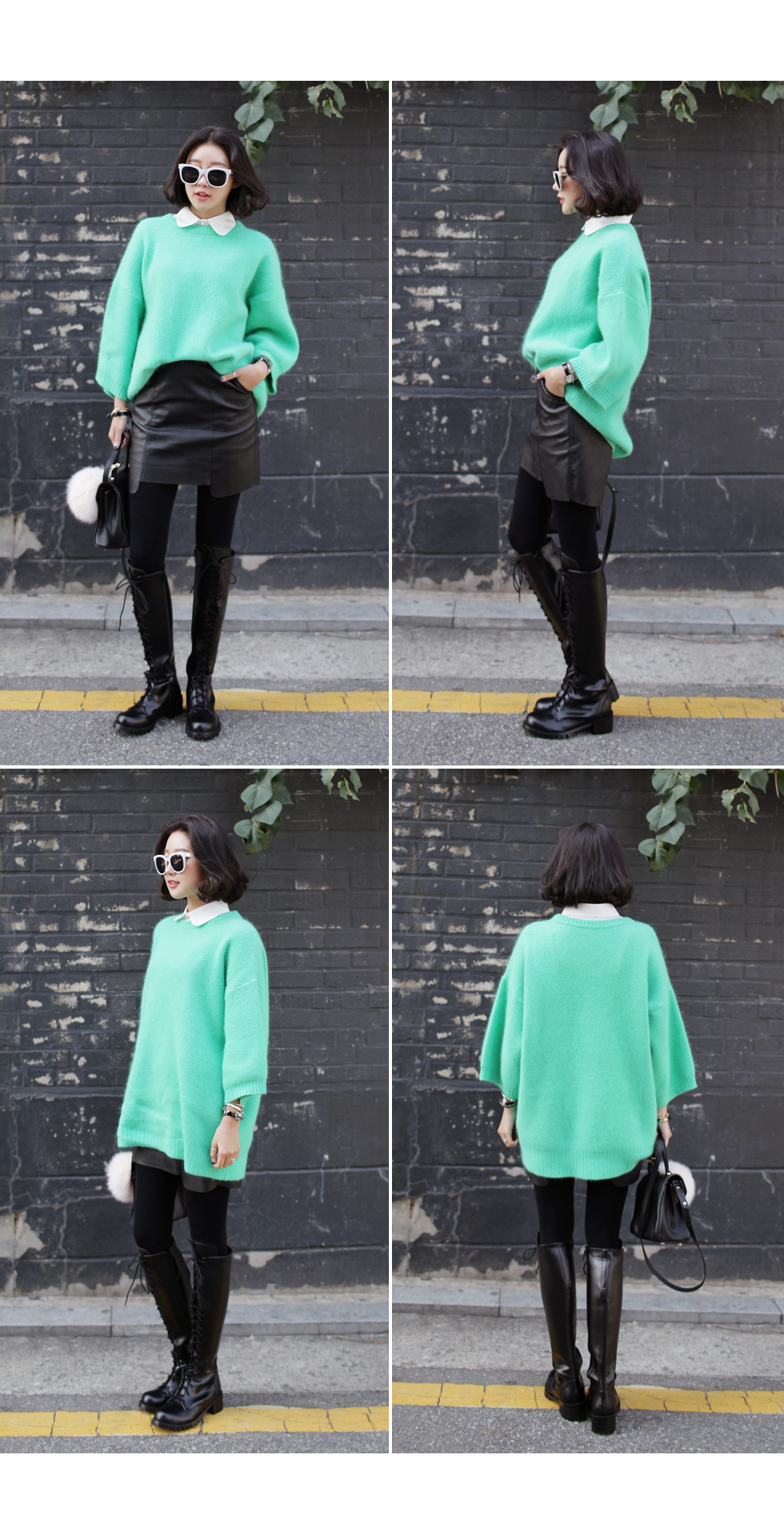 ワイドスリーブアンゴラ混ニットプルオーバー・全3色 | DHOLIC | 詳細画像11