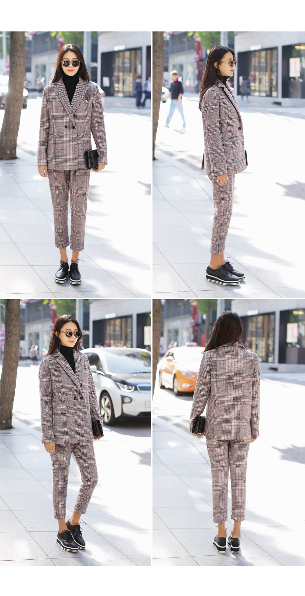 グレンチェックダブルボタンジャケット・全2色 | DHOLIC | 詳細画像10