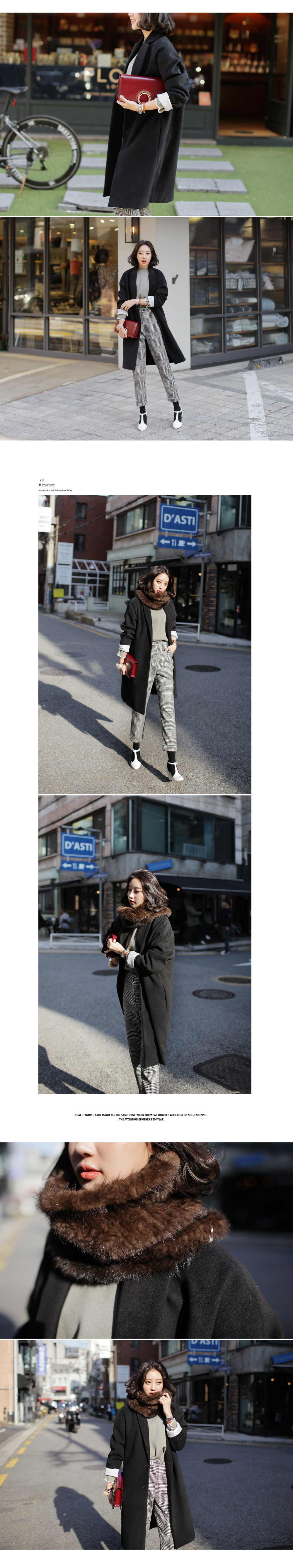 グレンチェックハイウエストスリムスラックス・全2色 | DHOLIC | 詳細画像14