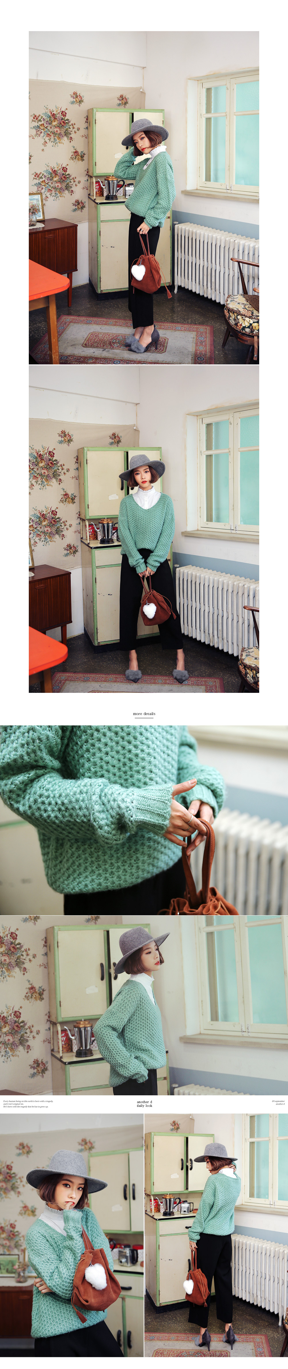 フリルスタンドカラーつけ襟・全1色 | DHOLIC | 詳細画像3