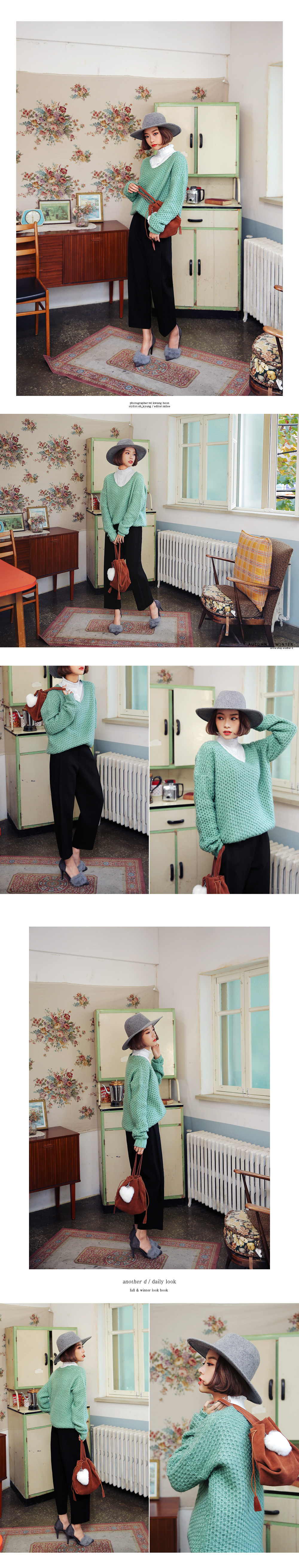 フリルスタンドカラーつけ襟・全1色 | DHOLIC | 詳細画像4