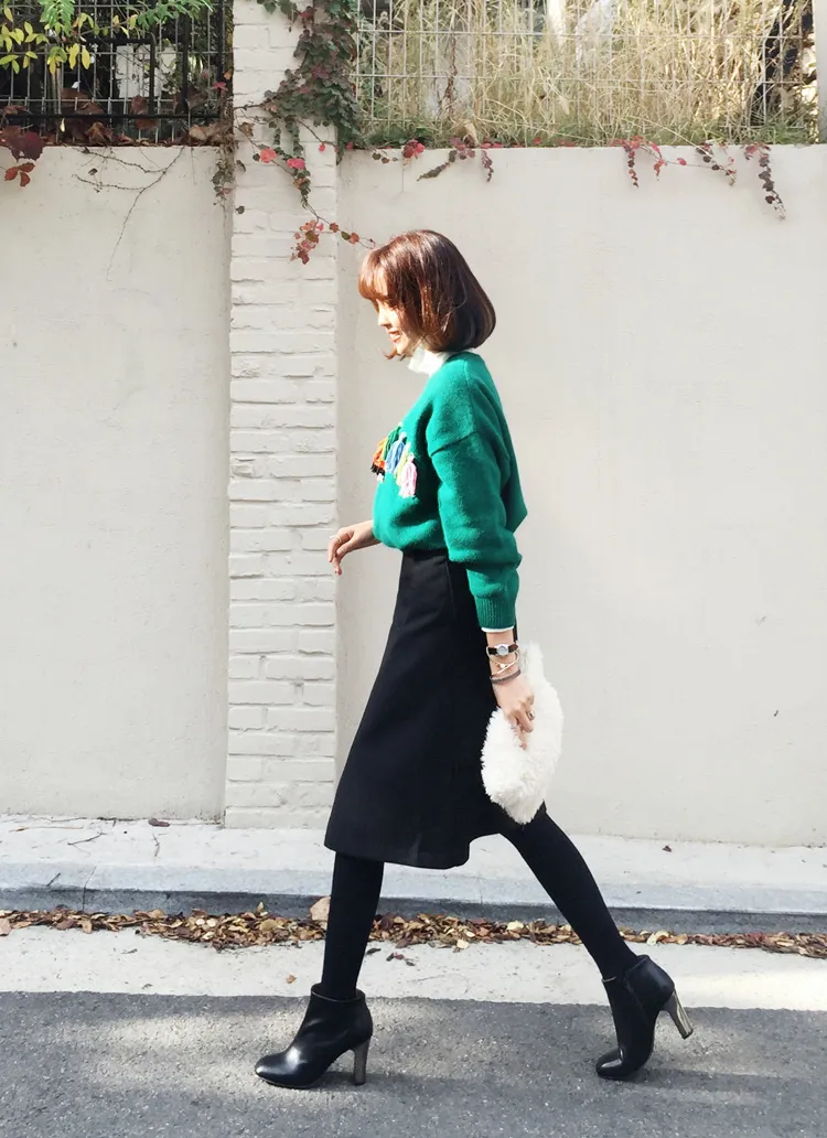 メタルボタンラップスカート・全2色 | DHOLIC | 詳細画像1