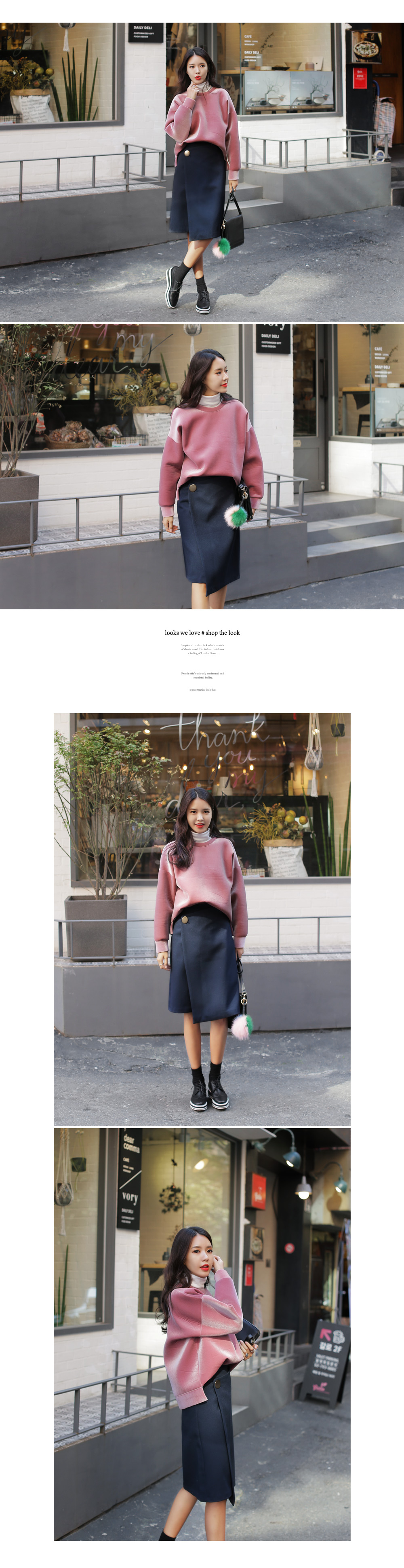 メタルボタンラップスカート・全2色 | DHOLIC | 詳細画像2