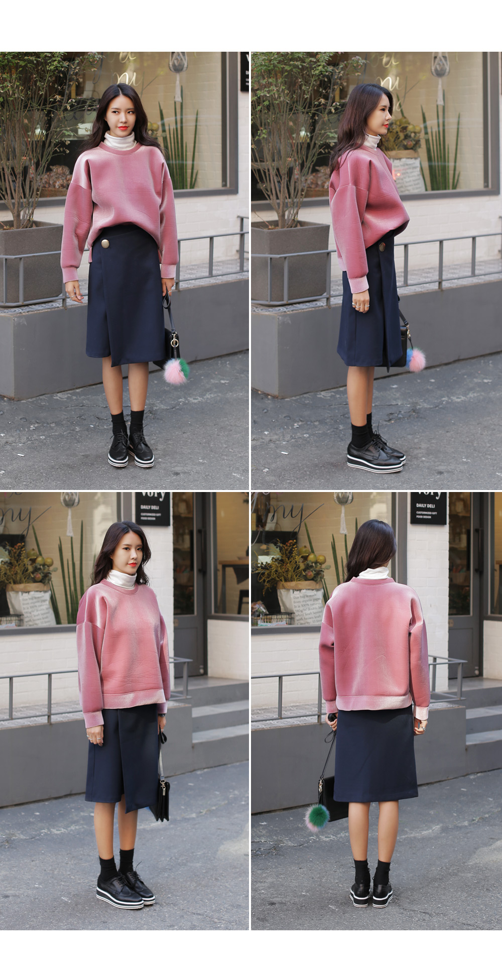 メタルボタンラップスカート・全2色 | DHOLIC | 詳細画像10