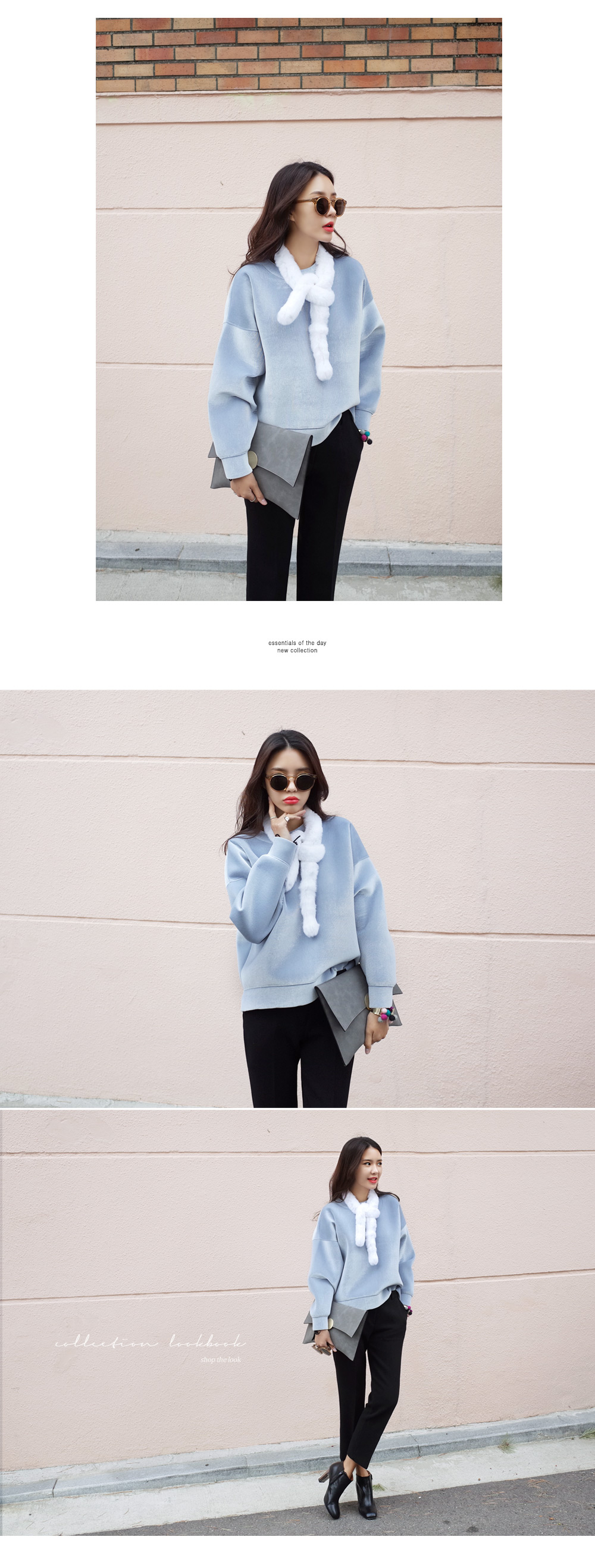 フェイクスエードメタルボタンククラッチバッグ | DHOLIC | 詳細画像8