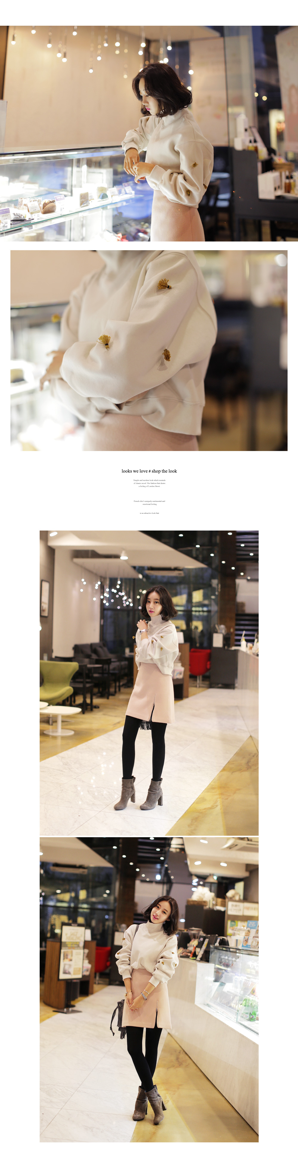 パステルカラーサイドジップスカート・全4色 | DHOLIC | 詳細画像2