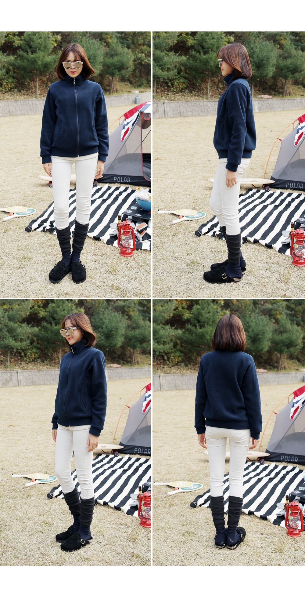 ジップアップハイネックフリースジャケット・全6色 | DHOLIC | 詳細画像24