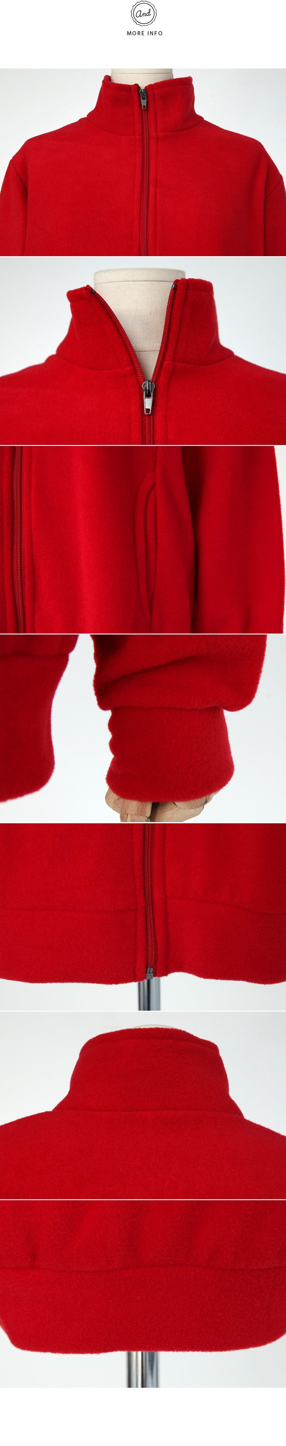 ジップアップハイネックフリースジャケット・全6色 | DHOLIC | 詳細画像20