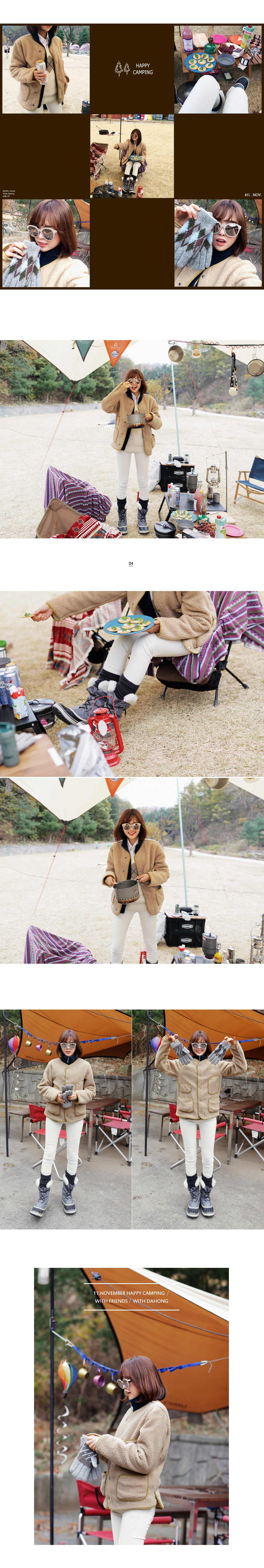 ジップアップハイネックフリースジャケット・全6色 | DHOLIC | 詳細画像11