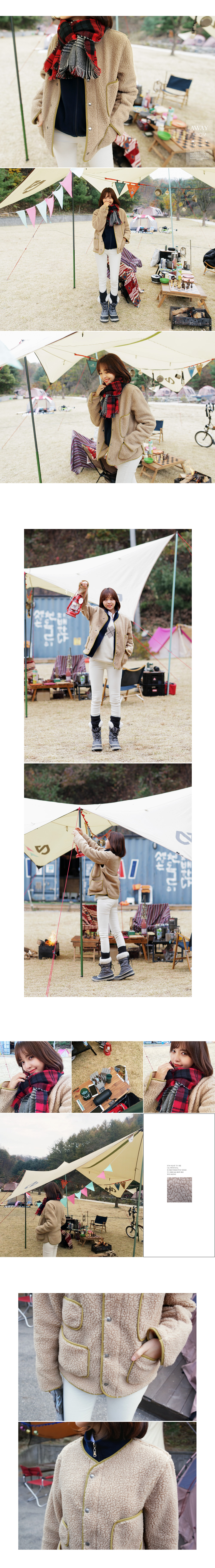 ジップアップハイネックフリースジャケット・全6色 | DHOLIC | 詳細画像3