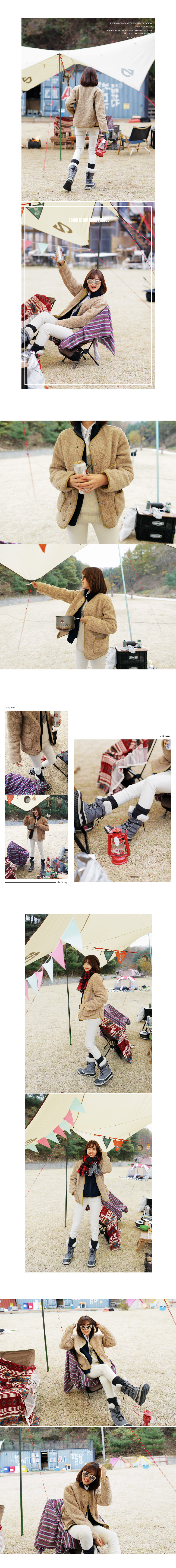 ジップアップハイネックフリースジャケット・全6色 | DHOLIC | 詳細画像5