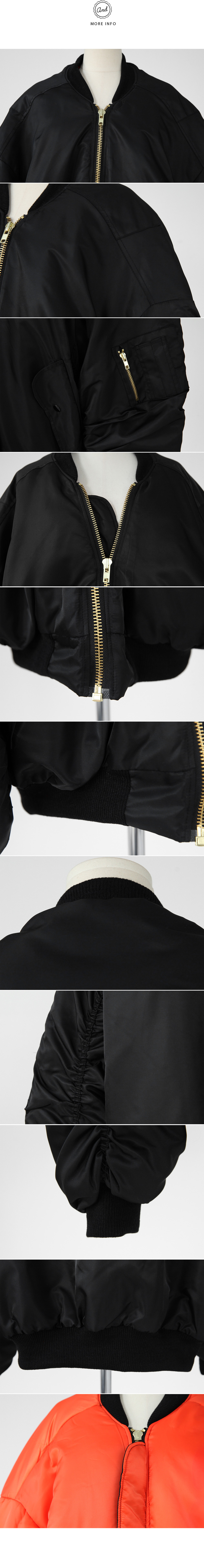 スリーブギャザーポイントMA-1ジャケット・全2色 | DHOLIC | 詳細画像11