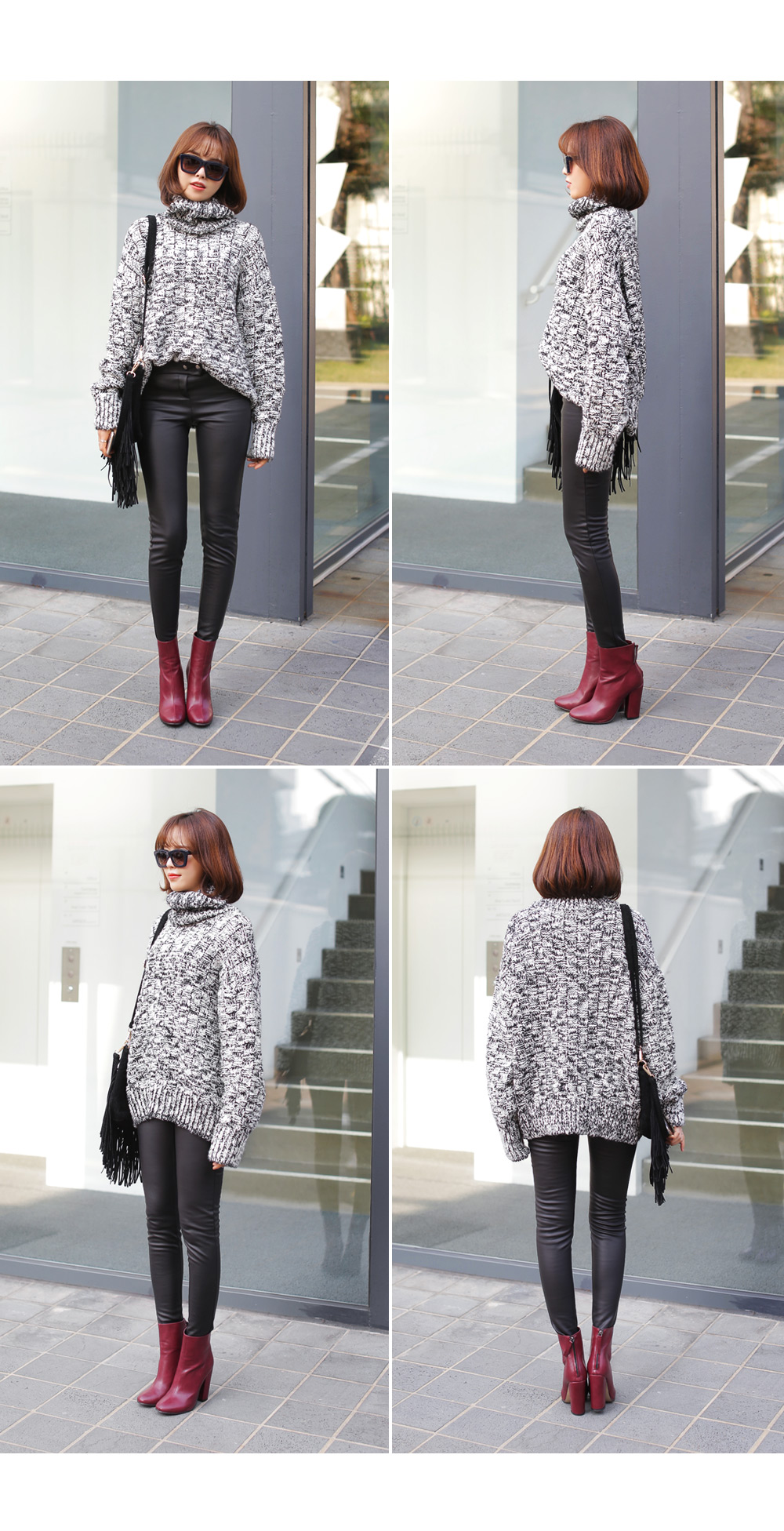 裏起毛レザーハイウエストレギンスパンツ・全1色 | DHOLIC | 詳細画像13