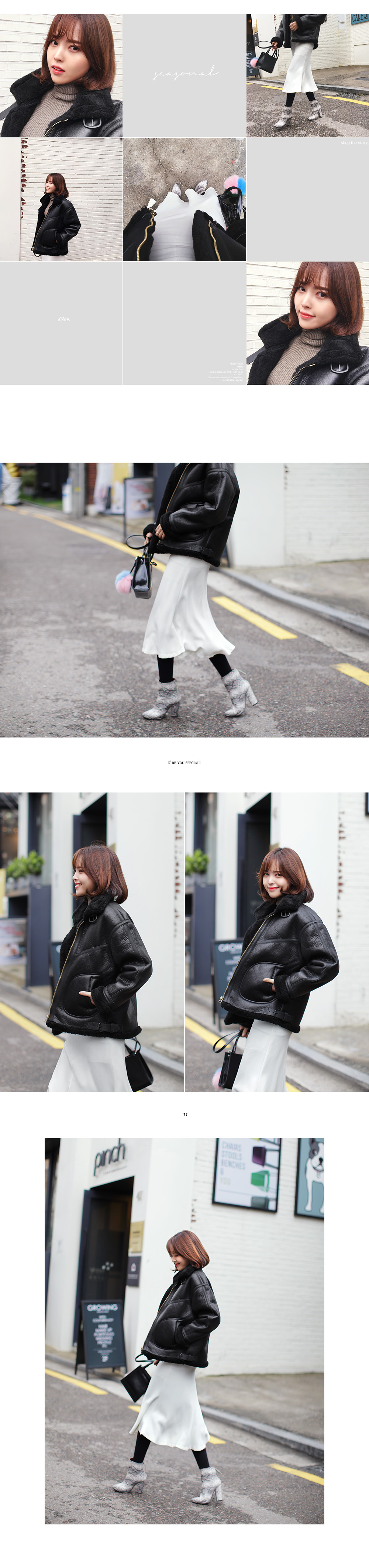 フロントジップムスタンジャケット・全2色 | DHOLIC | 詳細画像7