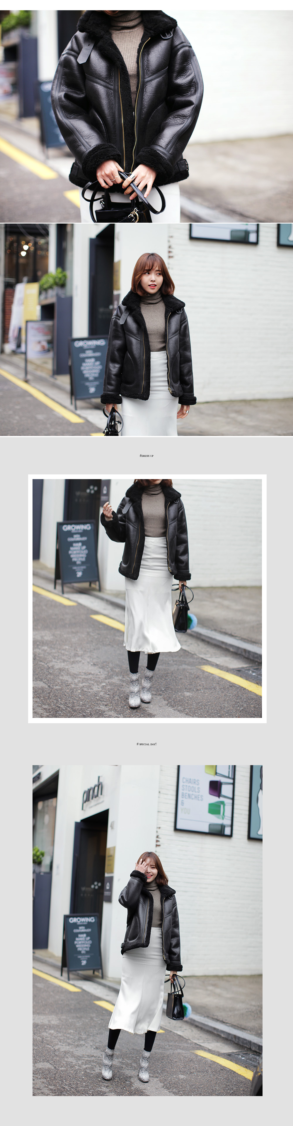 フロントジップムスタンジャケット・全2色 | DHOLIC | 詳細画像8