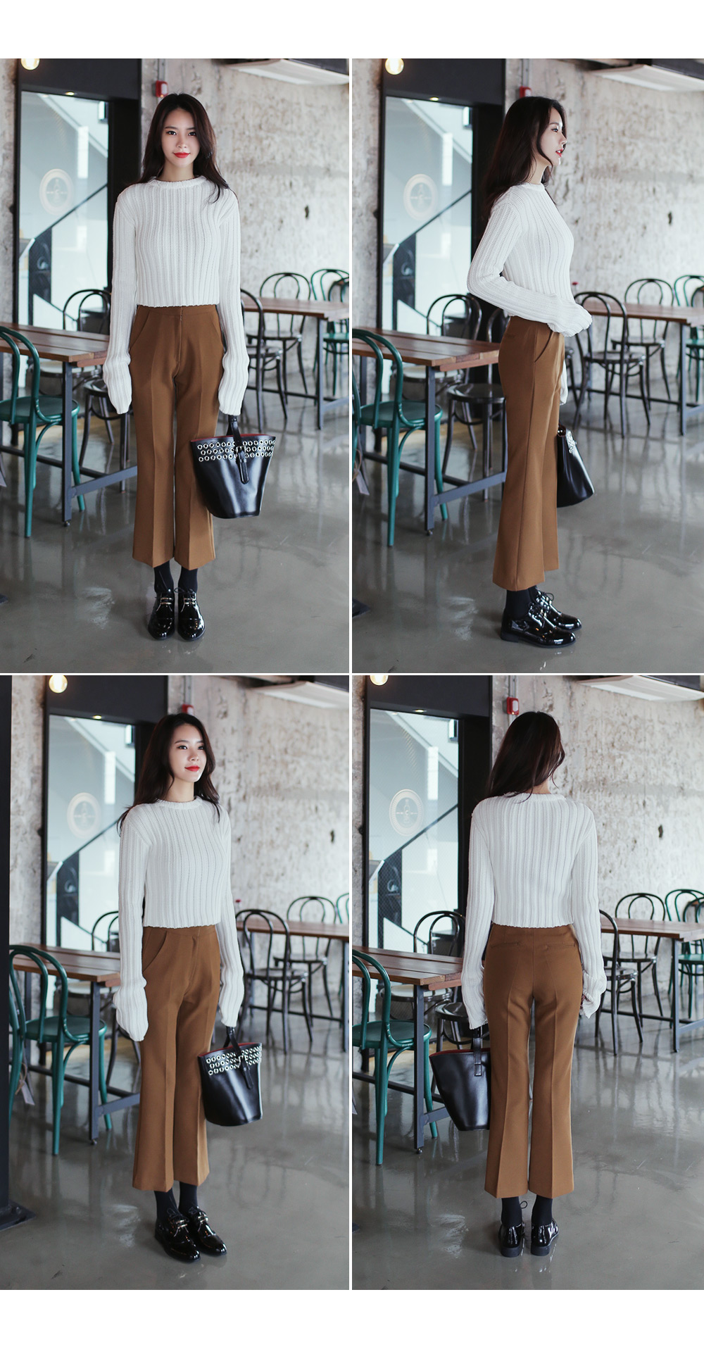 <font color=red><b>**雑誌JELLY2月号掲載**</b></font>ロングスリーブクロップドニットプルオーバー・全6色 | DHOLIC | 詳細画像11