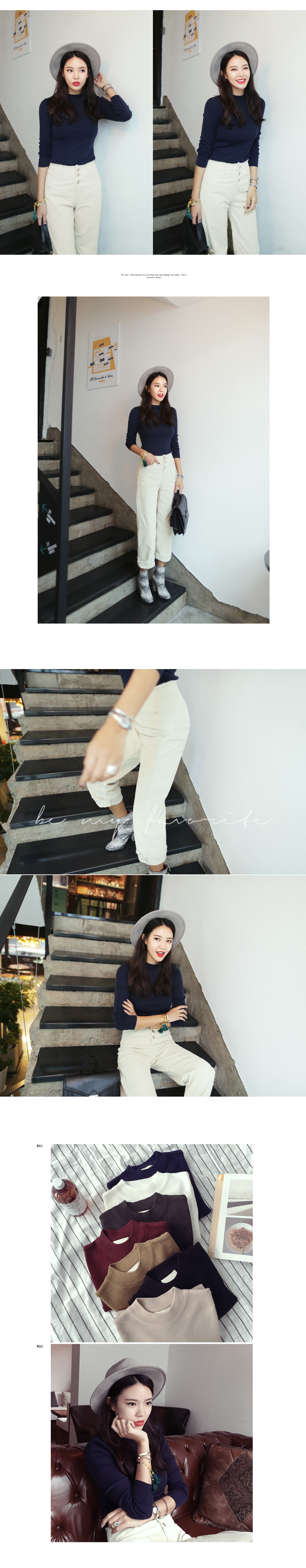 フリンジディテールクロップドストレートパンツ・全4色 | DHOLIC | 詳細画像14