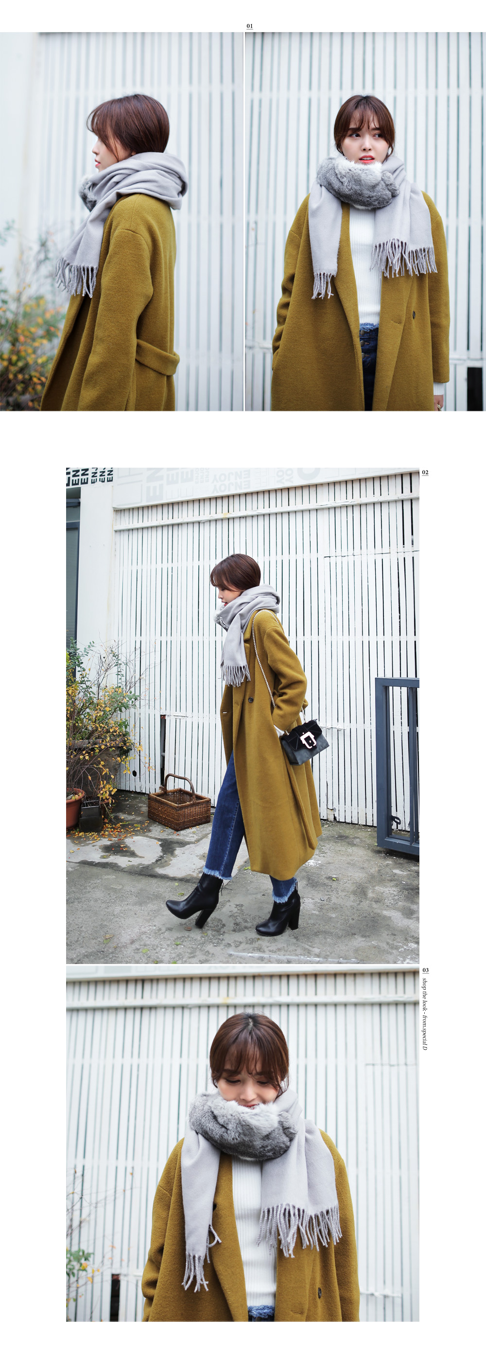 フリンジディテールクロップドストレートパンツ・全4色 | DHOLIC | 詳細画像5