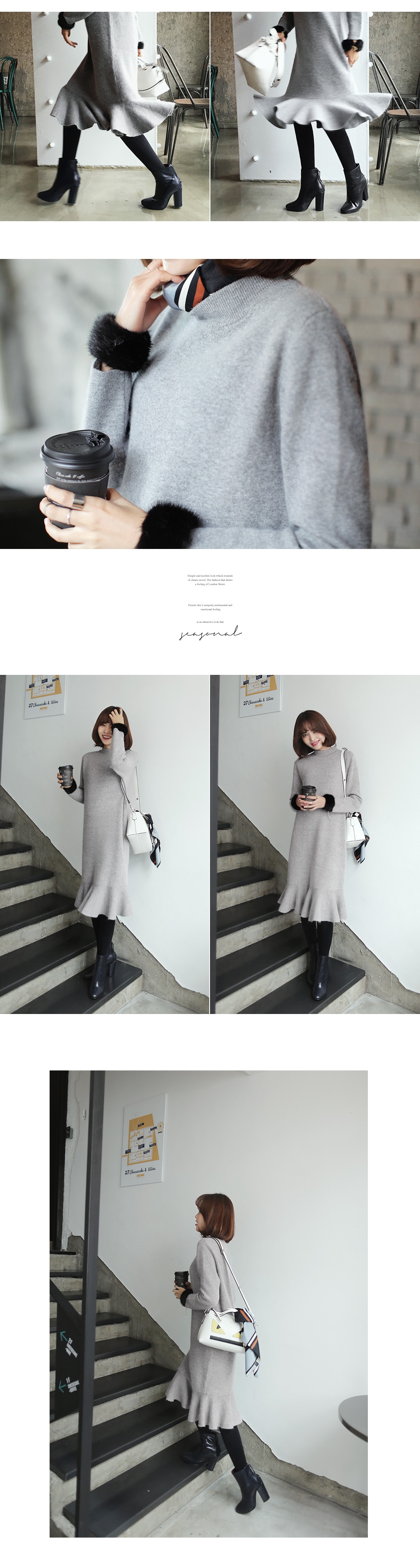 <font color=red><b>**雑誌Scawaii!4月号・3月号/mer3月号/mina3月号/S Cawaii!2月号掲載**</b></font>コントラストストライプスカーフ・全3色 | DHOLIC | 詳細画像6