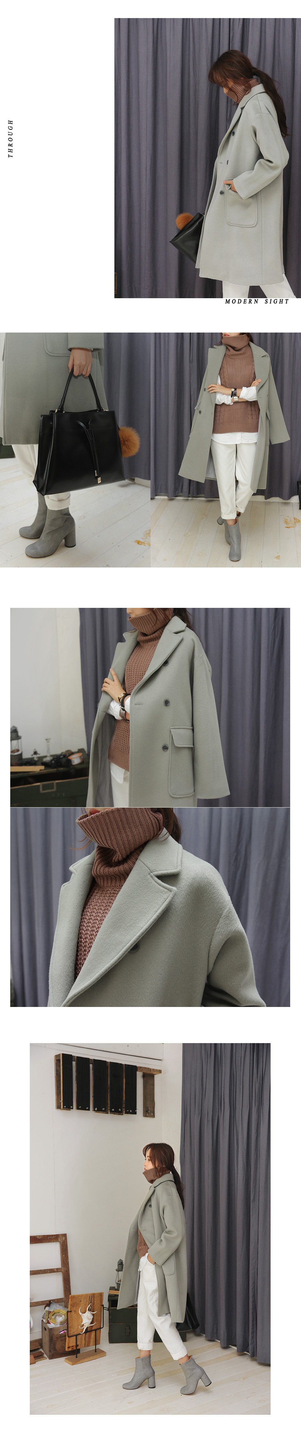 タートルネックローゲージニットベスト・全3色 | DHOLIC | 詳細画像3