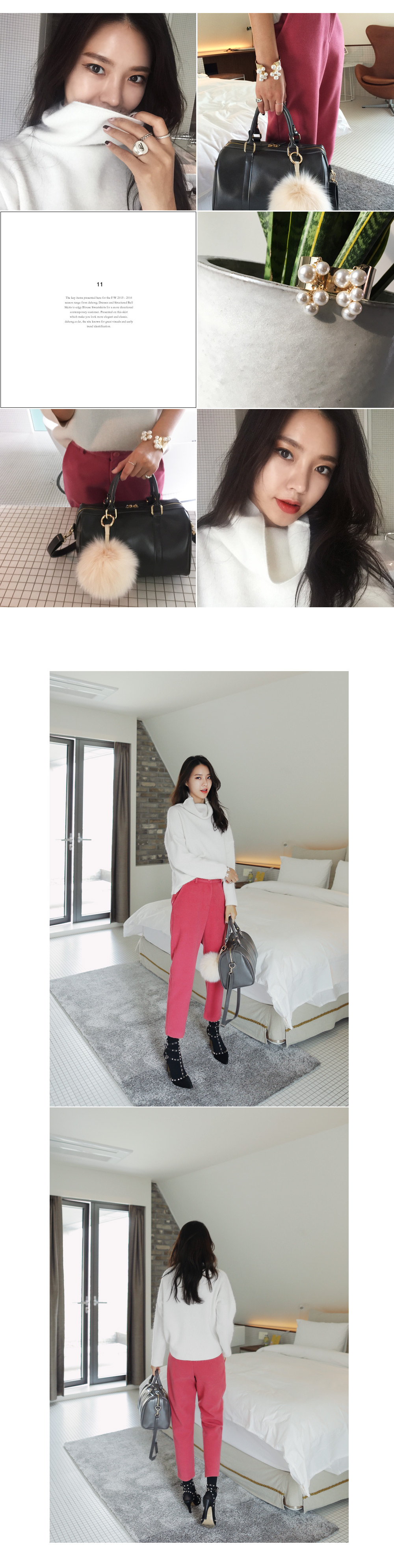 ミディアムサイズボストンバッグ・全5色 | DHOLIC | 詳細画像6