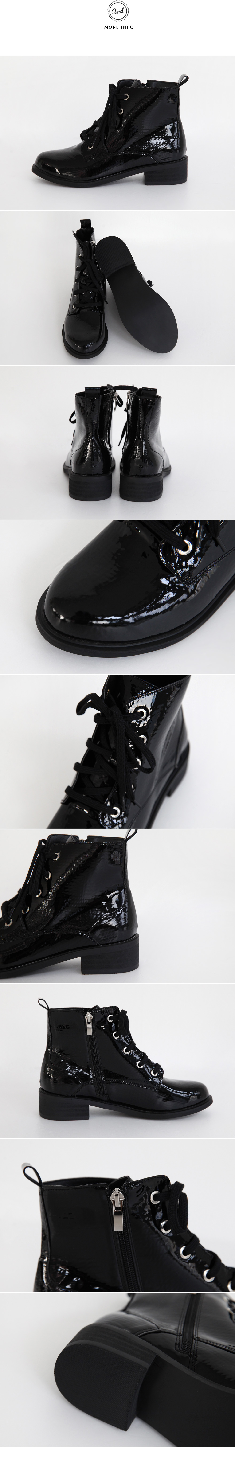 2TYPEブラックコンバットシューズ・全2色 | DHOLIC | 詳細画像9