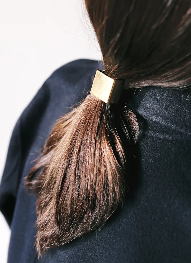 3TYPESゴールドメタルヘアゴム・全3色 | DHOLIC PLUS | 詳細画像1