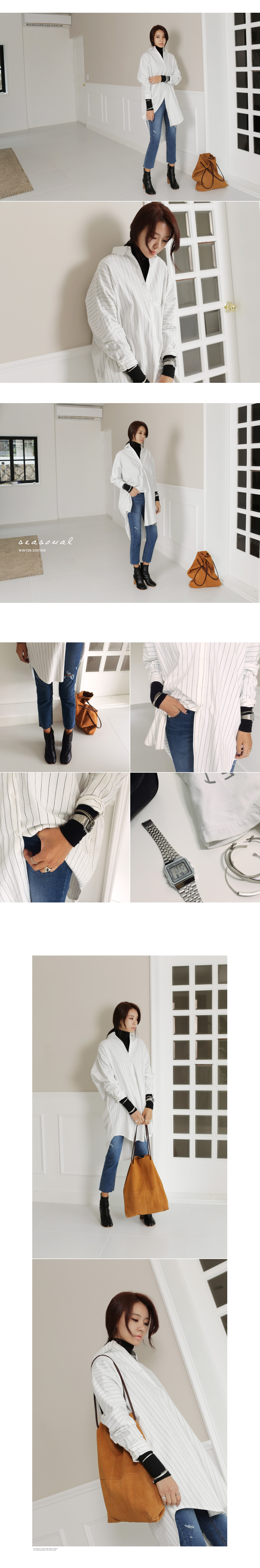 リアルスエード切り替えステッチスクエアートートバッグ・全2色 | DHOLIC | 詳細画像5