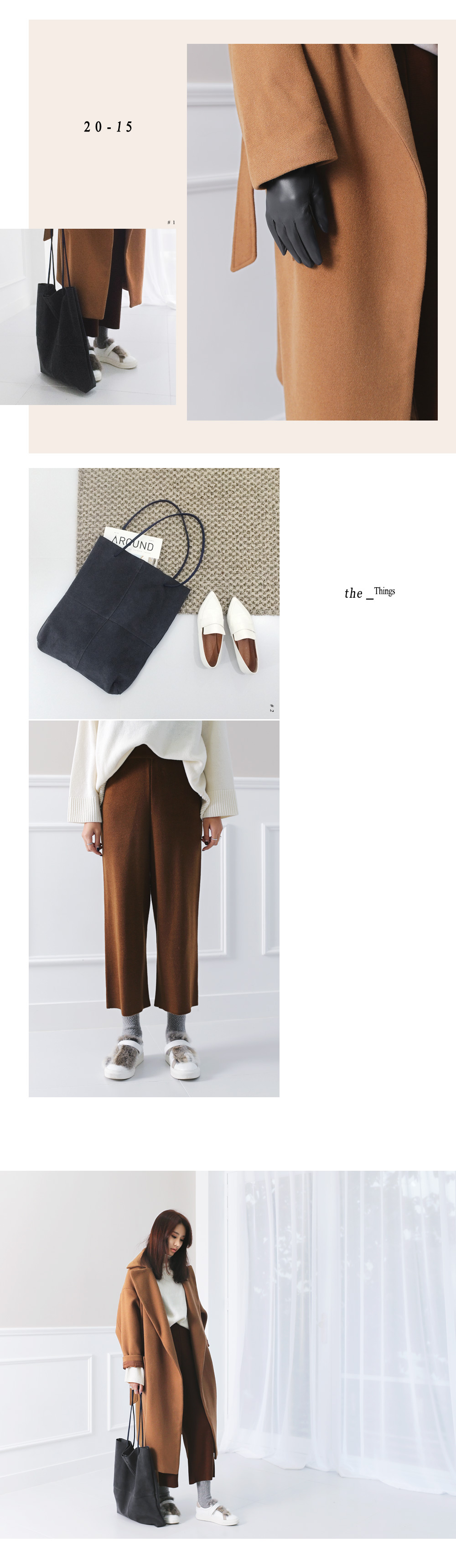 リアルスエード切り替えステッチスクエアートートバッグ・全2色 | DHOLIC | 詳細画像10