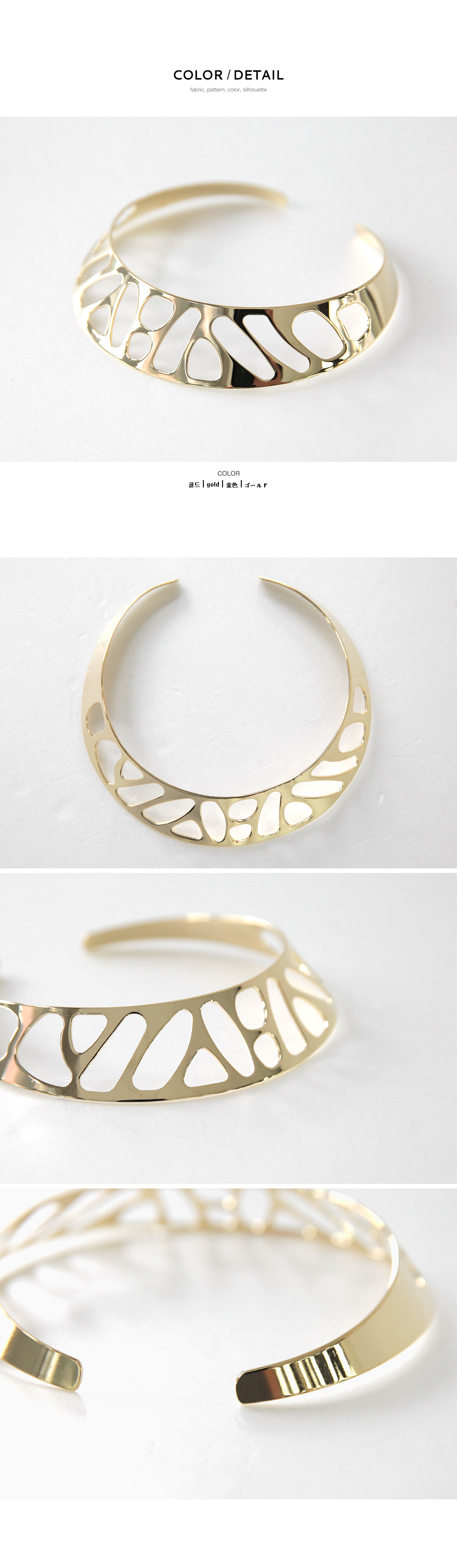 ユニークメタルチョーカー・全1色 | DHOLIC PLUS | 詳細画像8