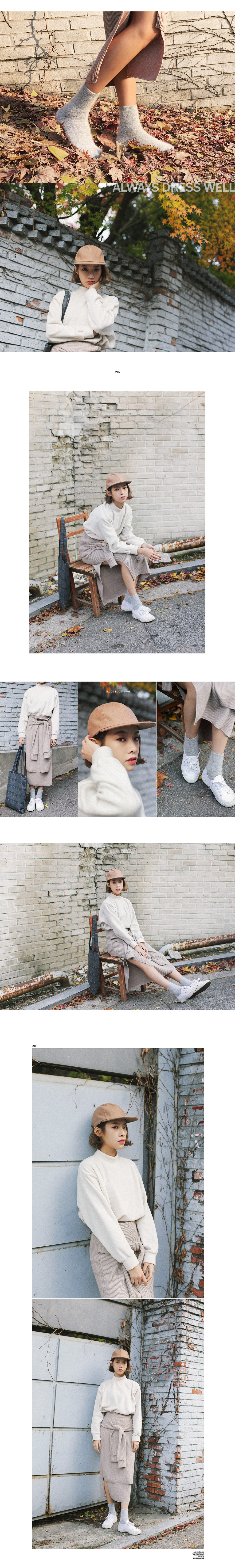 フリース素材オーバーサイズハイネックプルオーバー・全4色 | DHOLIC | 詳細画像3